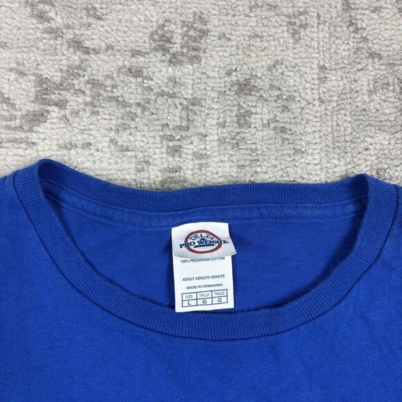 Blue Spiderman T Shirt Casual Adult Long Sleeve Tee Spider-Man Blue Size Large - Picture 6 of 6